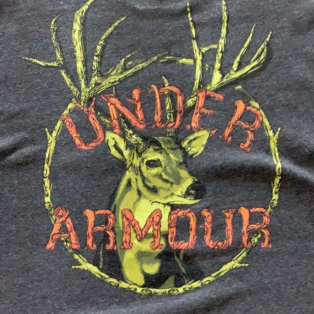 Under Armour Boys HeatGear Deer Graphic Tee YXL